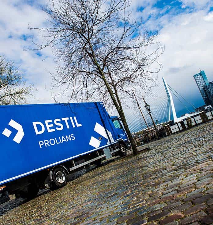 Vrachtwagen van DESTIL