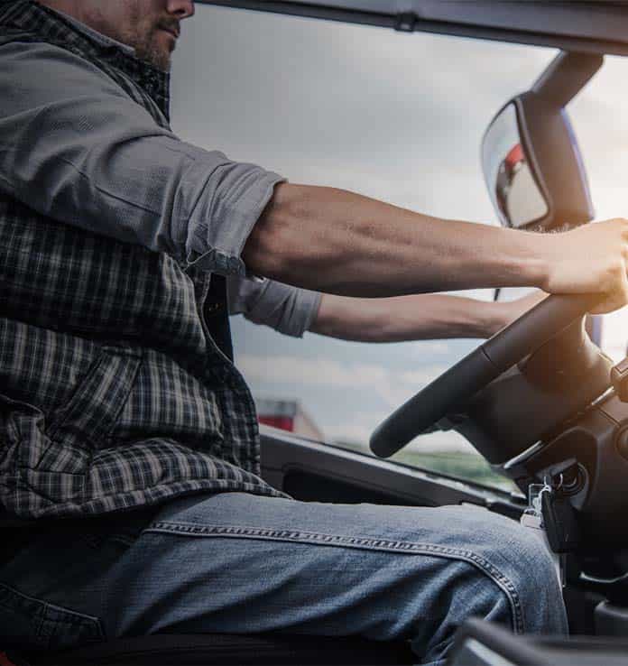 Chauffeur perskraak wagen